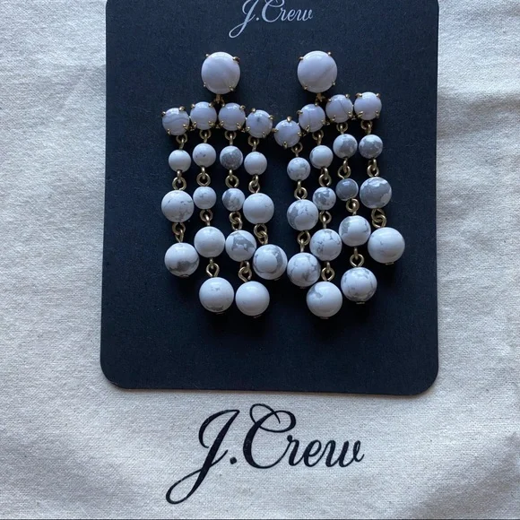 📍New J. Crew Candy dot chandelier earrings - Picture 5 of 5